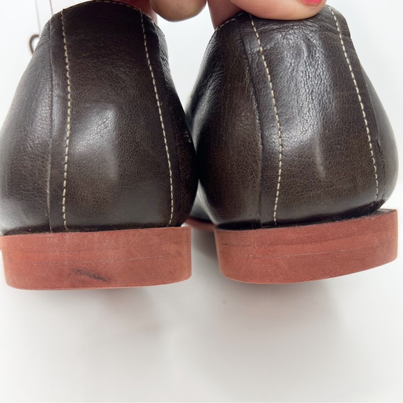 COLE HAAN Mens Brown Leather Dress Shoes Oxford Casual Lace Up 13M - Picture 9 of 13